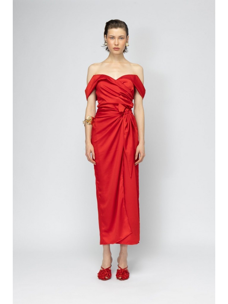Φόρεμα club colada red